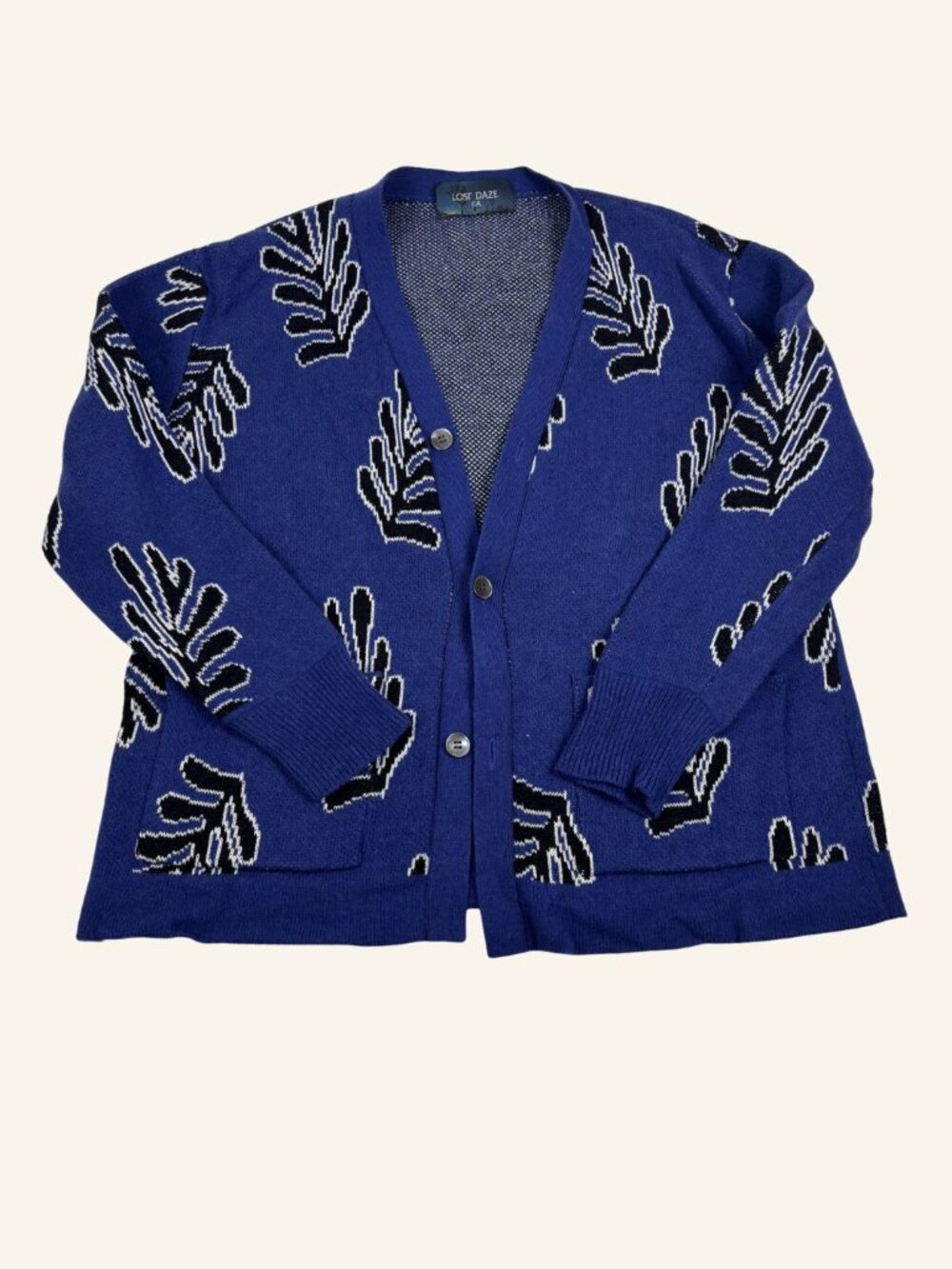 Lost Daze CA Cashmere Blend Cardigan | Size M | Made in USA